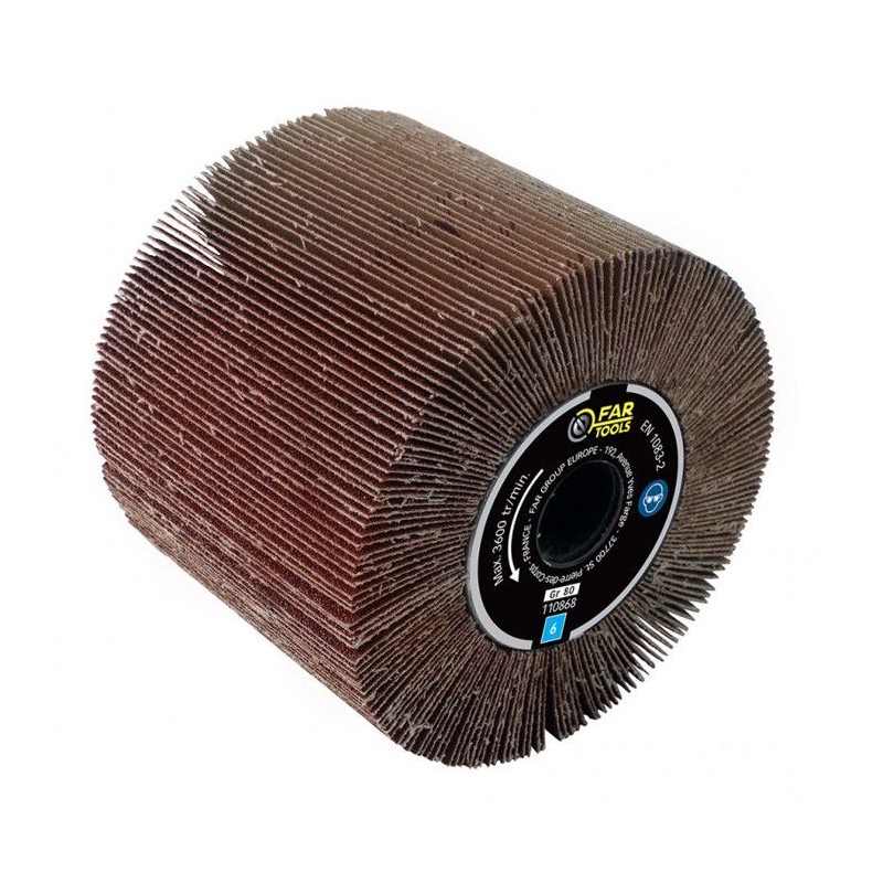 Brosse a lamelles pour rénovateur - FARTOOLS - Ø 120 mm - Alésage 2