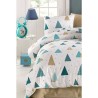 Parure de lit - 1 housse de couette 220 x 240 cm + 2 taies d'oreiller