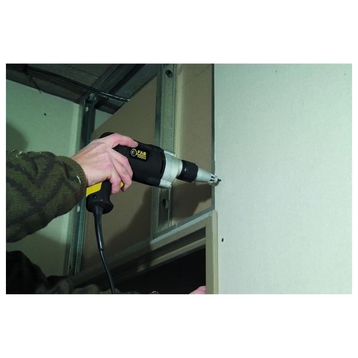 Visseuse a Placoplâtre - FARTOOLS - PM 6A - 450W - Variateur de vitesse - Revetement bi-matiere