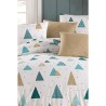 Parure de lit - 1 housse de couette 220 x 240 cm + 2 taies d'oreiller