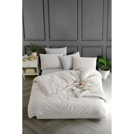 Parure de lit - 1 housse de couette 220 x 240 cm + 2 taies d'oreiller