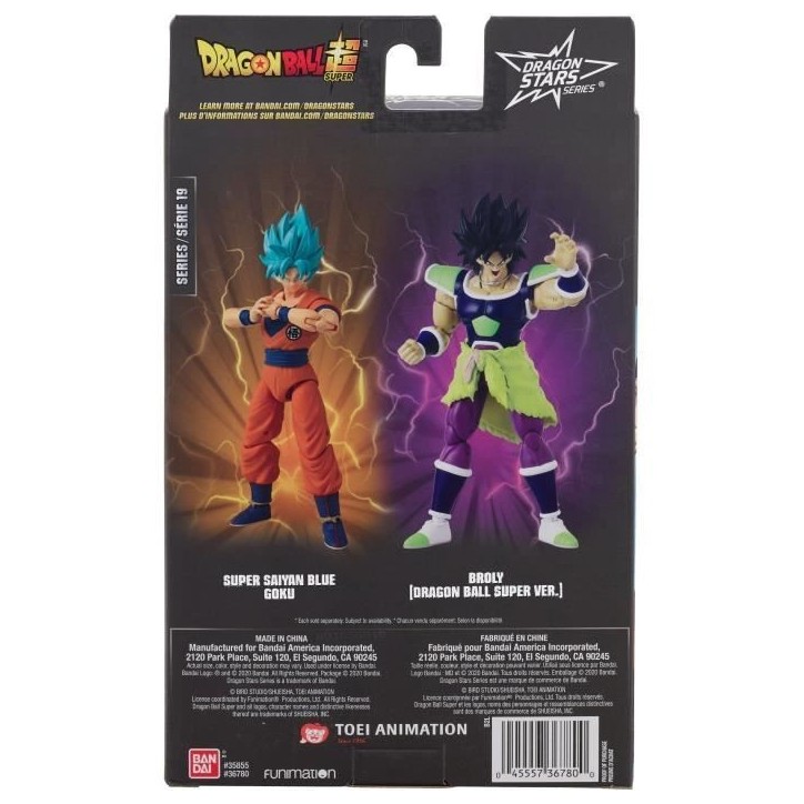 Figurine Dragon Ball Super Dragon Stars Super Saiyan Blue Goku - Bandai