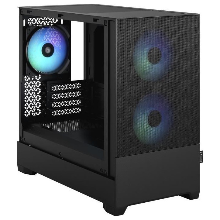 FRACTAL DESIGN - Pop Mini Air RGB Black TG - Boîtier PC - Noir (FD-C-POR1M-06)