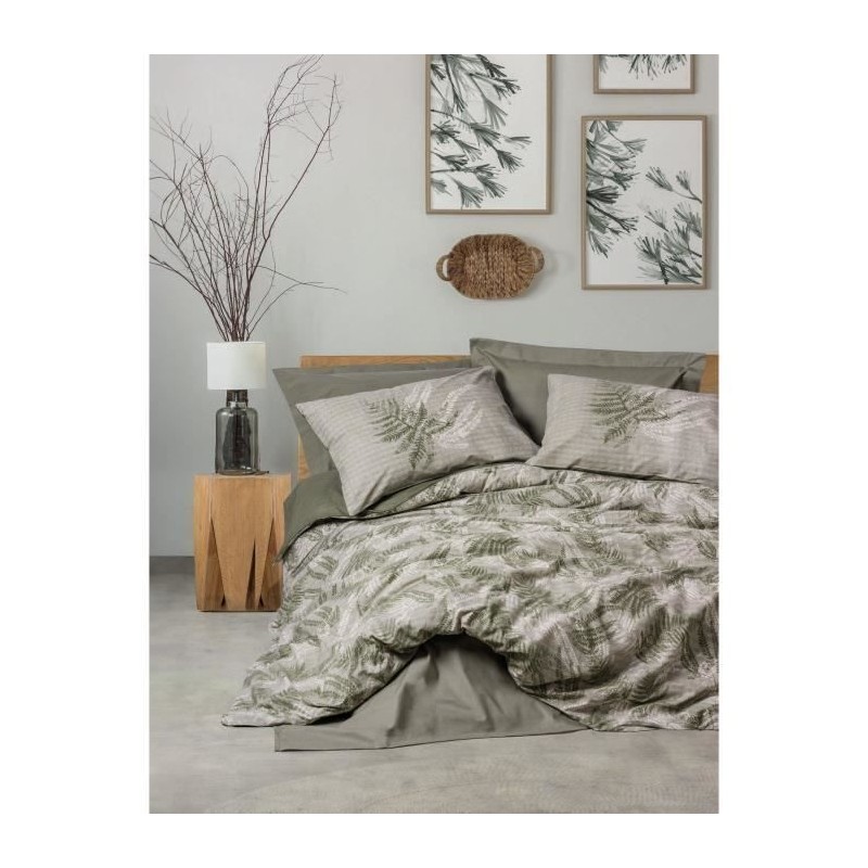 Parure de lit - 1 housse de couette 220 x 240 cm + 2 taies d'oreiller Parure de lit - 1 housse de couette 220 x 240 cm + 2 taies d'oreiller