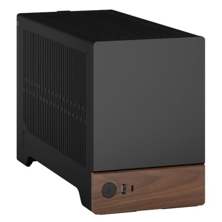 Boîtier PC - FRACTAL DESIGN - FD-C-TER1N-01 - mini-ITX - SFF 10,4L - GPU jusqu'a 322mm - Terra Graphite