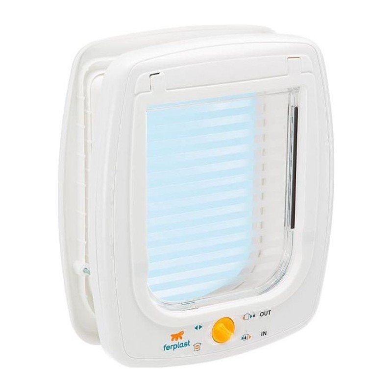 FERPLAST Chatiere plastique Swing - 26,2 x 10,2 x 31,2 cm - Blanc - Po FERPLAST Chatiere plastique Swing - 26,2 x 10,2 x 31,2 cm - Blanc - Po