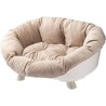 Corbeille - FERPLAST - SOFA THRONE 6 - Avec coussin - Blanc