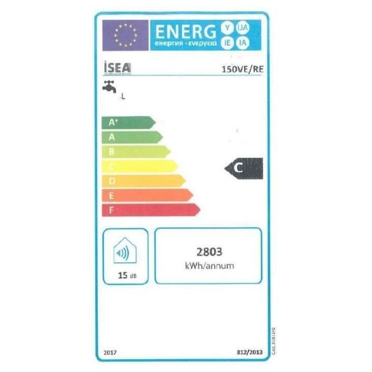 Chauffe Eau Electrique Vertical Swing ISEA - 150L Chauffe Eau Electrique Vertical Swing ISEA - 150L