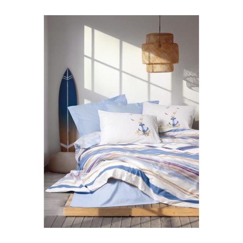 Parure de lit - 1 housse de couette 220 x 240 cm + 2 taies d'oreiller Parure de lit - 1 housse de couette 220 x 240 cm + 2 taies d'oreiller
