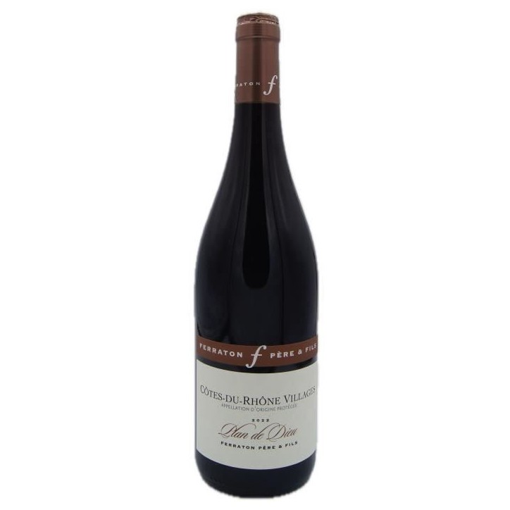 Domaine Ferraton 2022 Côtes du Rhône Villages Plan de Dieu - Vin rouge de la Vallée du Rhône