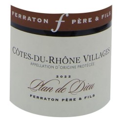 Domaine Ferraton 2022 Côtes du Rhône Villages Plan de Dieu - Vin rouge de la Vallée du Rhône