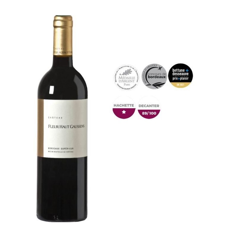 Château Fleur Haut Gaussens 2017 Bordeaux Supérieur - Vin rouge de B