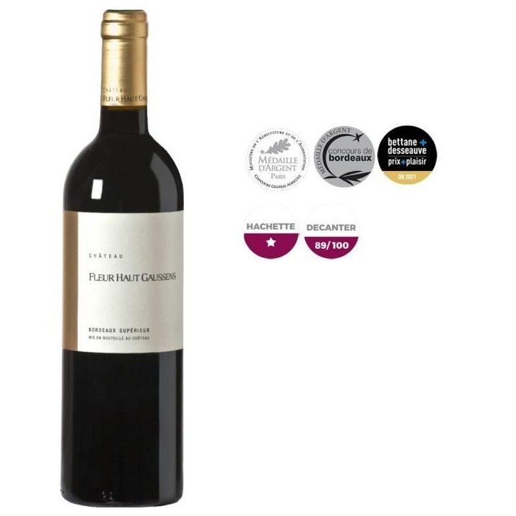 Château Fleur Haut Gaussens 2017 Bordeaux Supérieur - Vin rouge de Bordeaux