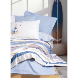 Parure de lit - 1 housse de couette 220 x 240 cm + 2 taies d'oreiller