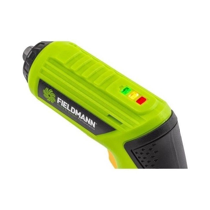 Visseuse sans fil - FIELDMANN - 3,6 V - Batterie 1500 mAh - 15 accessoires - Vert Visseuse sans fil - FIELDMANN - 3,6 V - Batterie 1500 mAh - 15 accessoires - Vert