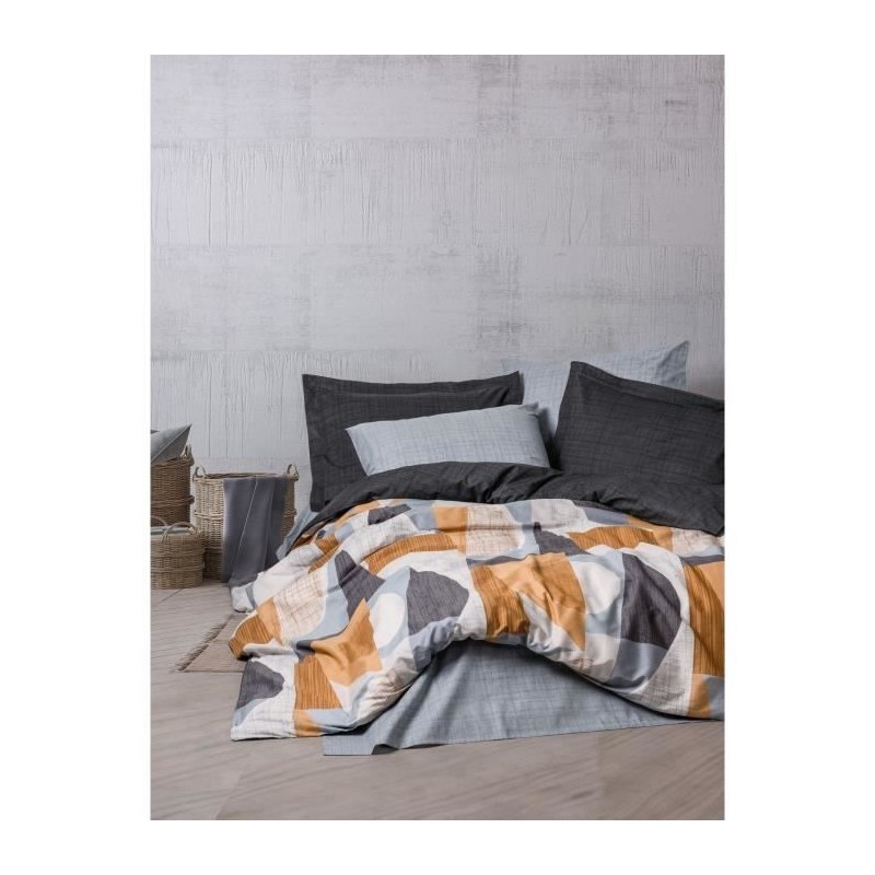 Parure de lit - 1 housse de couette 220 x 240 cm + 2 taies d'oreiller Parure de lit - 1 housse de couette 220 x 240 cm + 2 taies d'oreiller
