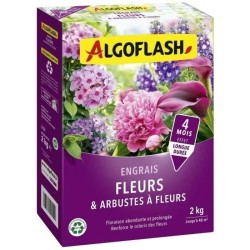 ALGOFLASH NATURASOL Engrais Fleurs et Arbustes a Fleurs - 2 kg