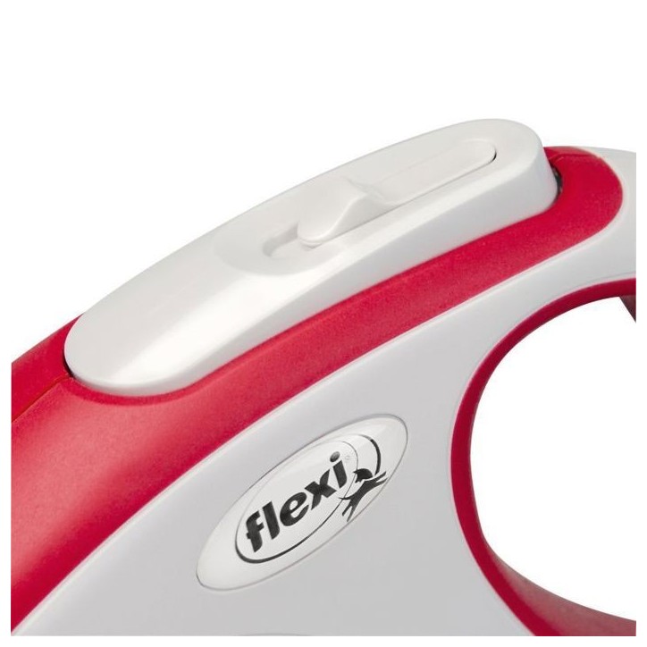 Laisse-sangle - KERBL - Flexi NewConfort - Taille M - 5-m - Max.25 kg - Rouge