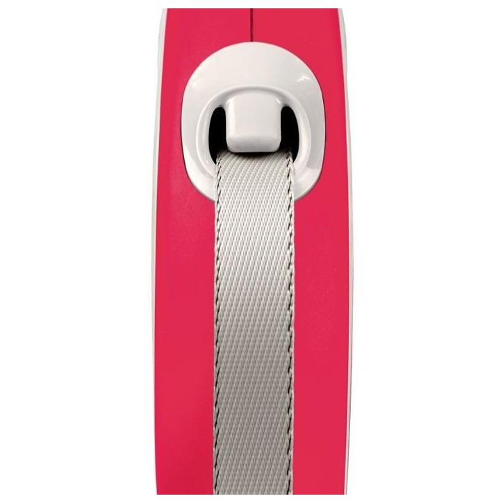 Laisse-sangle - KERBL - Flexi NewConfort - Taille M - 5-m - Max.25 kg - Rouge