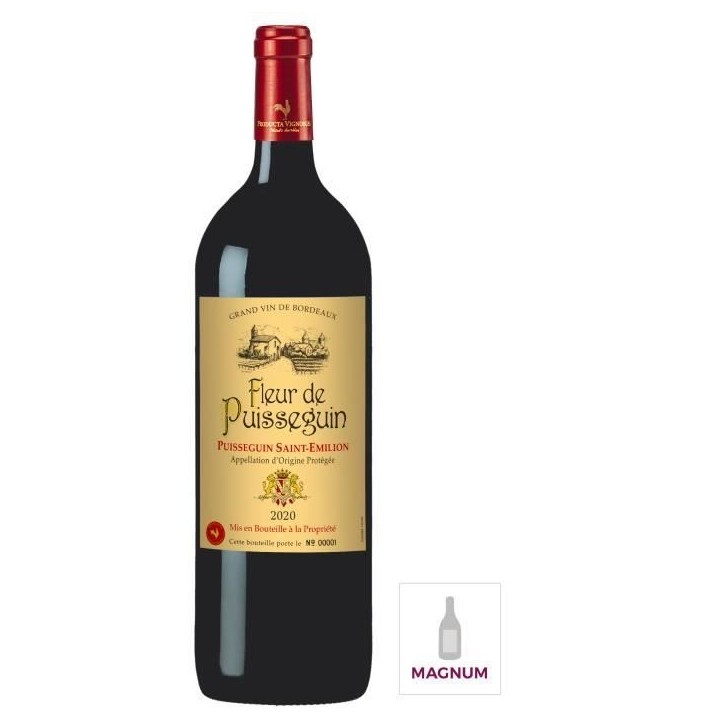 Magnum La Fleur Puisseguin 2020 Puisseguin Saint-Emilion - Vin rouge de Bordeaux