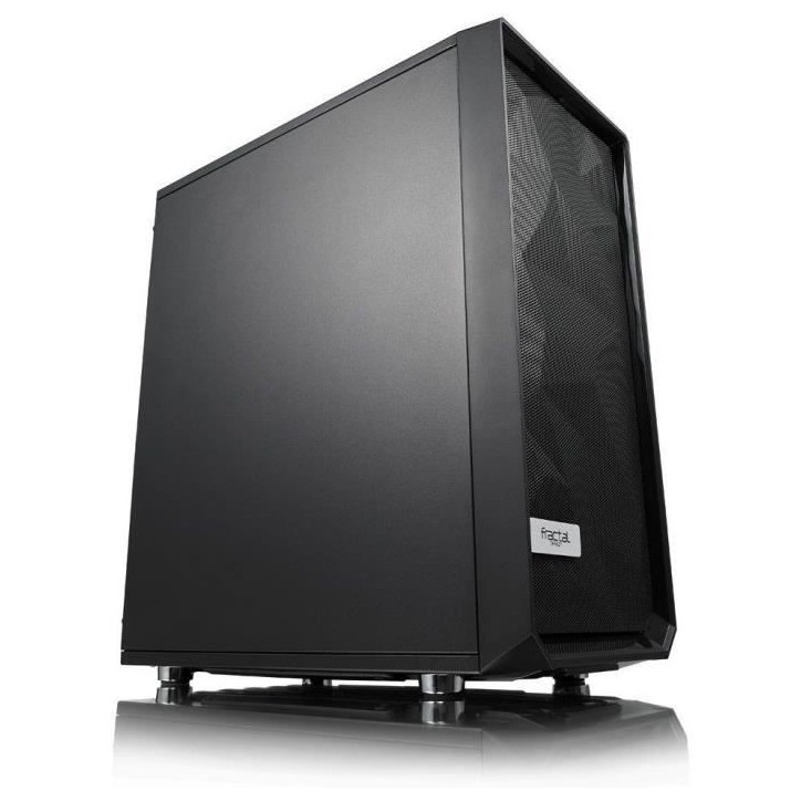 FRACTAL DESIGN BOITIER PC Meshify C - Solid Side Panel - Noir - Format ATX (FD-CA-MESH-C-BKO)