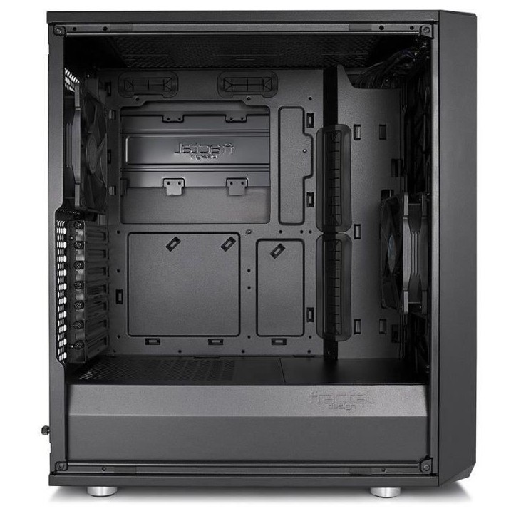 FRACTAL DESIGN BOITIER PC Meshify C - Solid Side Panel - Noir - Format ATX (FD-CA-MESH-C-BKO)