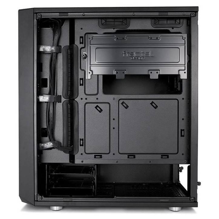 FRACTAL DESIGN BOITIER PC Meshify C - Solid Side Panel - Noir - Format ATX (FD-CA-MESH-C-BKO)