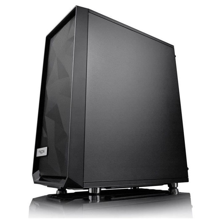 FRACTAL DESIGN BOITIER PC Meshify C - Solid Side Panel - Noir - Format ATX (FD-CA-MESH-C-BKO)