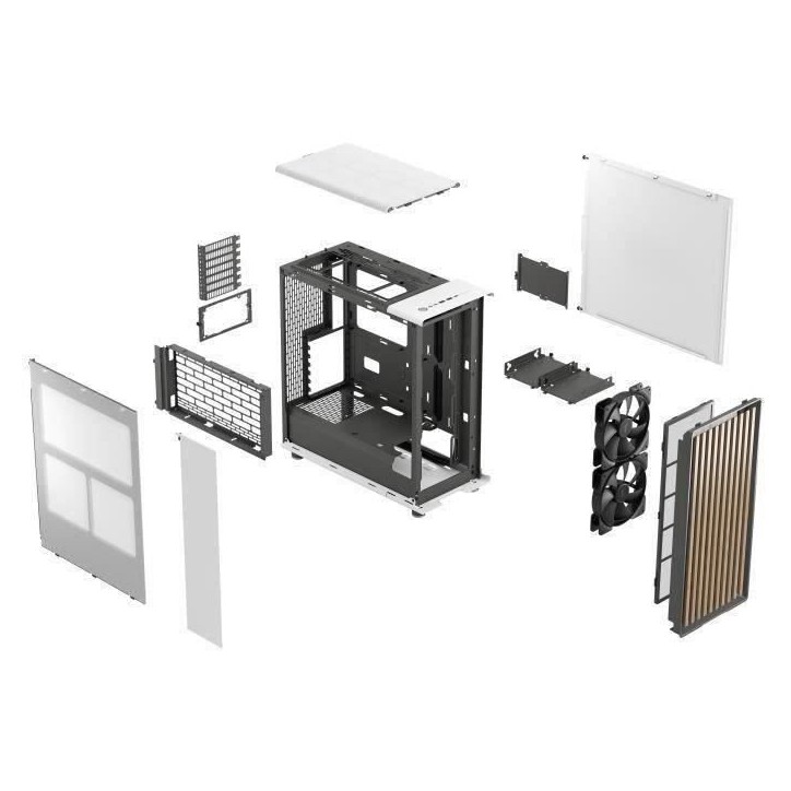 Boitier PC - FRACTAL DESIGN - North Chalk White