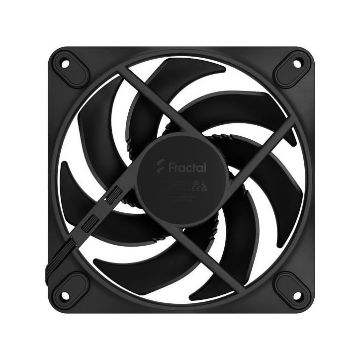 Ventilateur PC - FRACTAL DESIGN - Momentum 12 - FDB - Contrôle PWM - Pales balayées qui réduit le bruit - Noir Ventilateur PC - FRACTAL DESIGN - Momentum 12 - FDB - Contrôle PWM - Pales balayées qui réduit le bruit - Noir