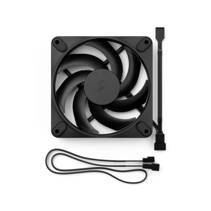 Ventilateur PC - FRACTAL DESIGN - Momentum 12 - FDB - Contrôle PWM - Pales balayées qui réduit le bruit - Noir Ventilateur PC - FRACTAL DESIGN - Momentum 12 - FDB - Contrôle PWM - Pales balayées qui réduit le bruit - Noir