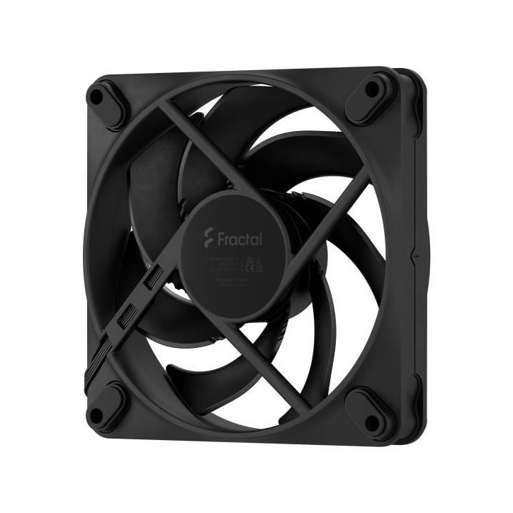 Ventilateur PC - FRACTAL DESIGN - Momentum 12 - FDB - Contrôle PWM - Pales balayées qui réduit le bruit - Noir Ventilateur PC - FRACTAL DESIGN - Momentum 12 - FDB - Contrôle PWM - Pales balayées qui réduit le bruit - Noir