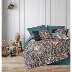 Parure de lit - 1 housse de couette 220 x 240 cm + 2 taies d'oreiller
