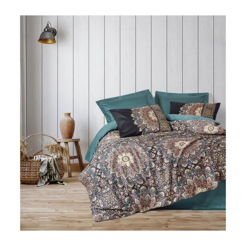 Parure de lit - 1 housse de couette 220 x 240 cm + 2 taies d'oreiller Parure de lit - 1 housse de couette 220 x 240 cm + 2 taies d'oreiller