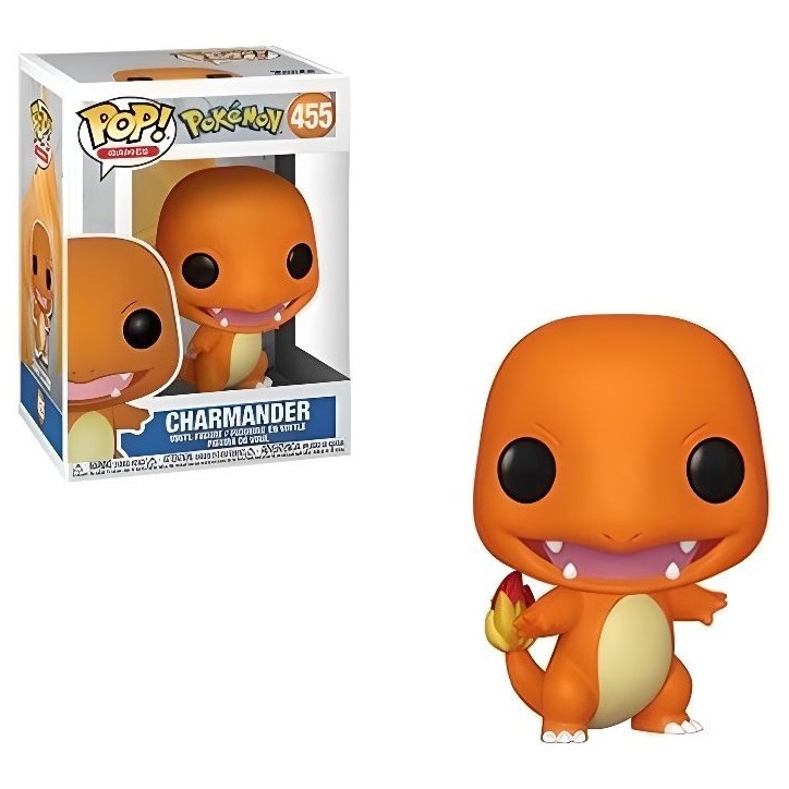 Figurine Funko Pop! - FUNKO - Salameche 455 - 10cm - Licence Pokémon - Pour enfants a partir de 3 ans