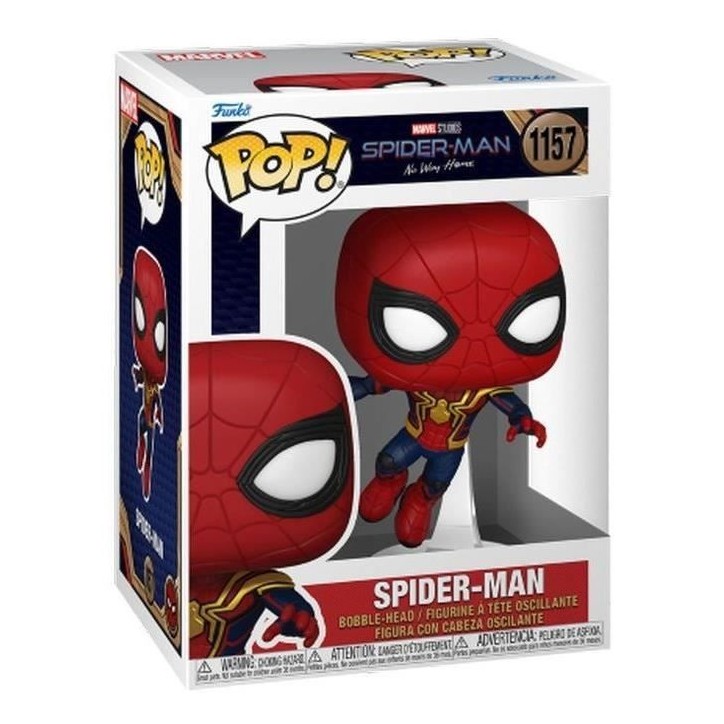 Figurine Funko Pop! Marvel Studios : Spider-Man No Way Home – Spider-Man – Tete oscillante 1157