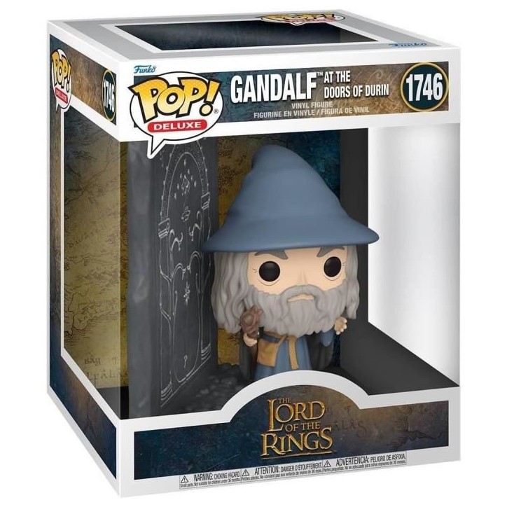 Figurine - Funko - Gandalf aux Portes de Durin - Deluxe - 9,5 cm - Glow in the Dark