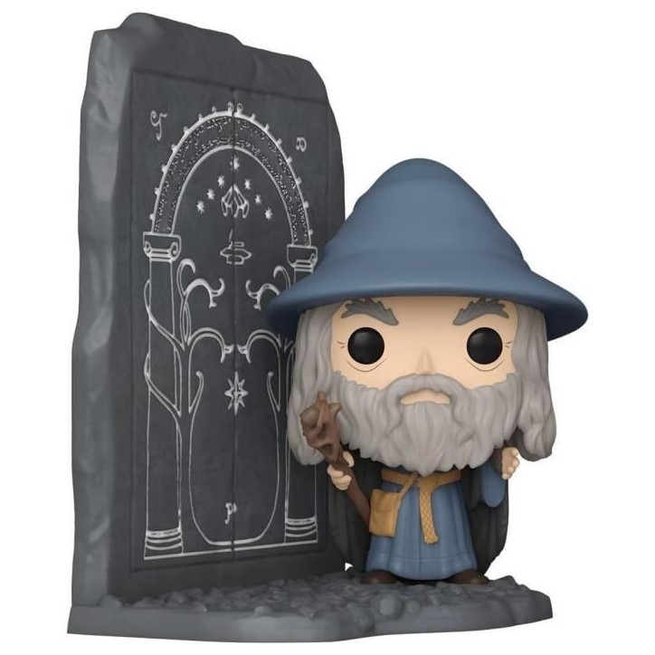 Figurine - Funko - Gandalf aux Portes de Durin - Deluxe - 9,5 cm - Glow in the Dark