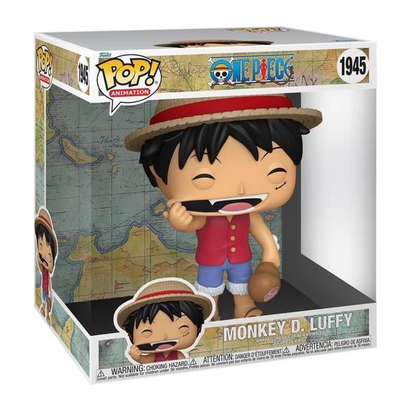 Figurine Funko Pop! - Jumbo Animation One Piece - Monkey D. Luffy - 25 Figurine Funko Pop! - Jumbo Animation One Piece - Monkey D. Luffy - 25