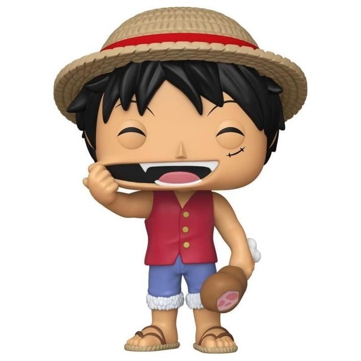 Figurine Funko Pop! - Jumbo Animation One Piece - Monkey D. Luffy - 25 cm - Vinyle - Garantie 2 ans