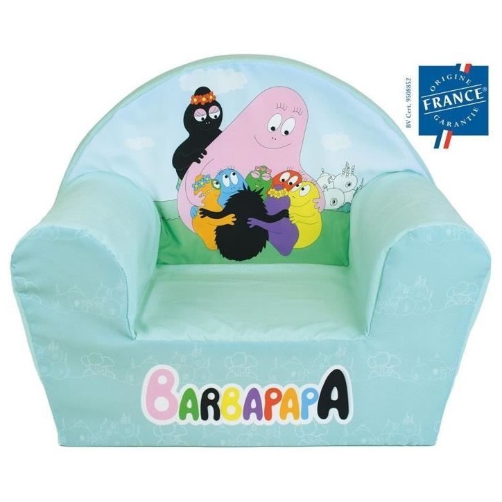 Fauteuil club enfant - BARBAPAPA - FUN HOUSE - Origine France - 52 x 33 x 42 cm Fauteuil club enfant - BARBAPAPA - FUN HOUSE - Origine France - 52 x 33 x 42 cm