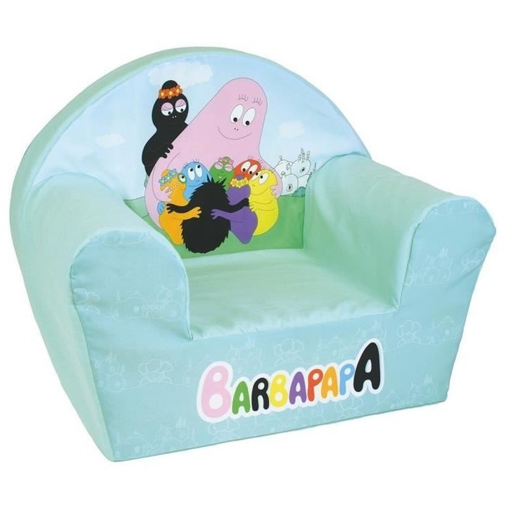 Fauteuil club enfant - BARBAPAPA - FUN HOUSE - Origine France - 52 x 33 x 42 cm Fauteuil club enfant - BARBAPAPA - FUN HOUSE - Origine France - 52 x 33 x 42 cm