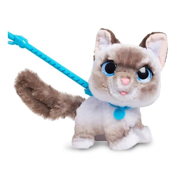 Jouet interactif - FURREAL FRIENDS - Chaton Grand Marcheur 23 cm - Animal interactif avec laisse