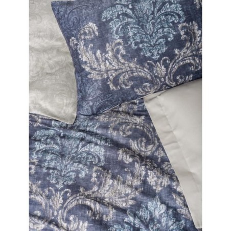 Parure de lit - 1 housse de couette 220 x 240 cm + 2 taies d'oreiller 60 x 60 cm - Satiné 100% coton - Beige