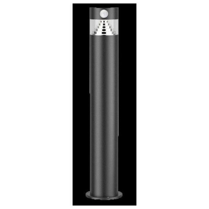 Borne solaire - GALIX - G4585C - Forte clarte - Inox avec détecteur - H50 cm - 150 Lumens Borne solaire - GALIX - G4585C - Forte clarte - Inox avec détecteur - H50 cm - 150 Lumens