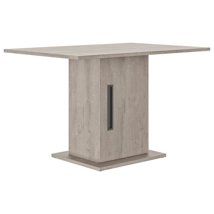 Table a manger - Boston - Rectangulaire - Pied fut - 6 personnes - L 120 x P 80 x H 76 cm - Gami