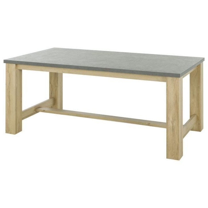 Table a manger - Broceliande - Rectangulaire - 8 personnes - L 192 x P 97 x H 77 cm - Gami Table a manger - Broceliande - Rectangulaire - 8 personnes - L 192 x P 97 x H 77 cm - Gami