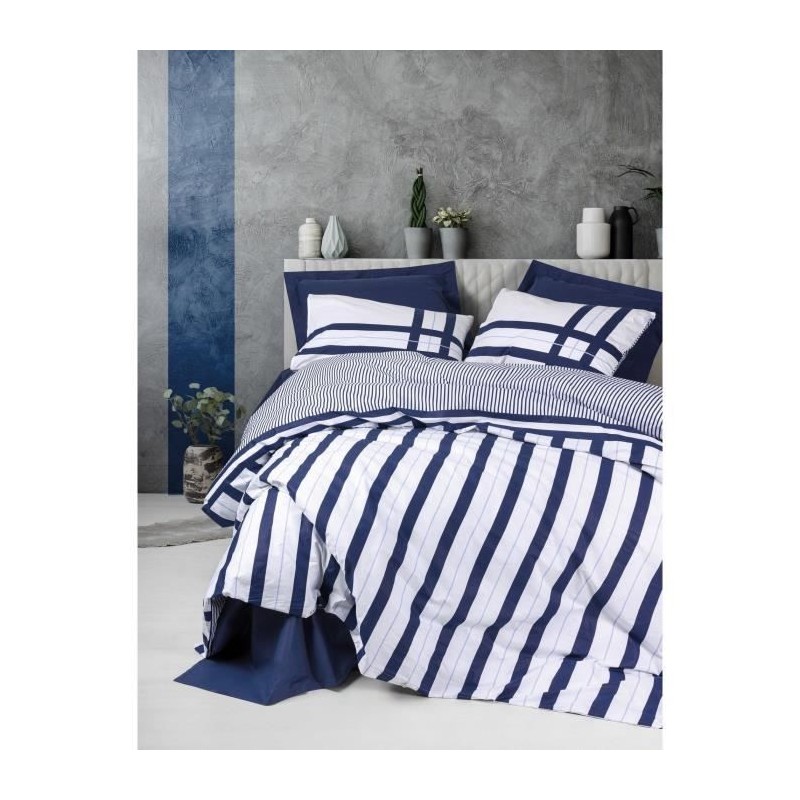 Parure de lit - 1 housse de couette 220 x 240 cm + 2 taies d'oreiller Parure de lit - 1 housse de couette 220 x 240 cm + 2 taies d'oreiller