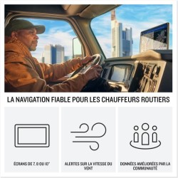 GPS poids-lourds - GARMIN - Dezl LGV720 - Europe entiere, communauté