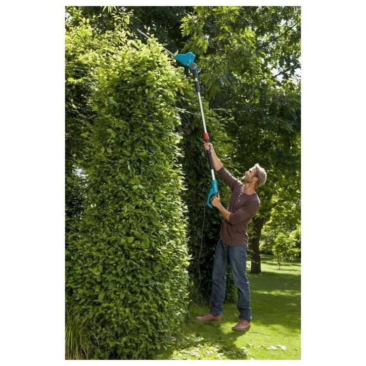 Taille-haies télescopique électrique GARDENA - THS 500/48 - 500W - 48 cm - Tete inclinable Taille-haies télescopique électrique GARDENA - THS 500/48 - 500W - 48 cm - Tete inclinable